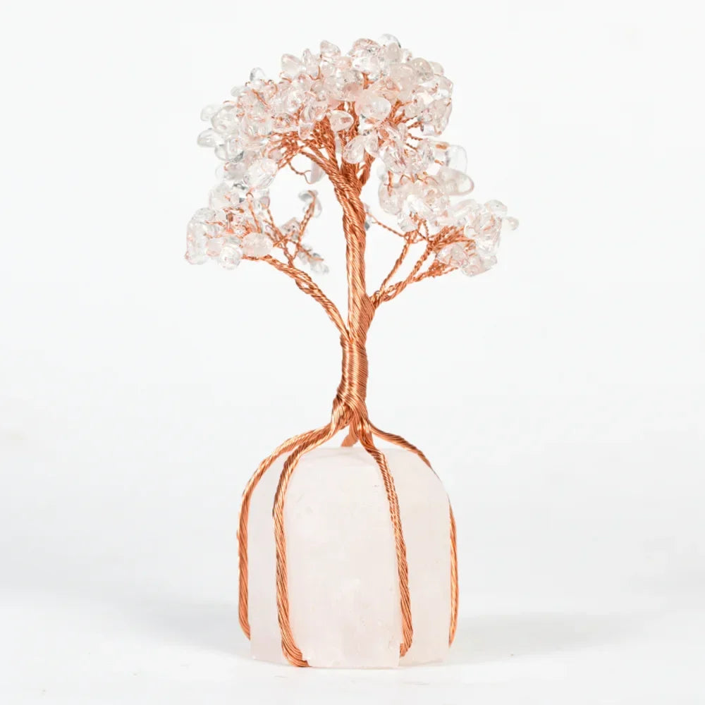 Clear Quartz Crystal Tree with Clear Quartz Base