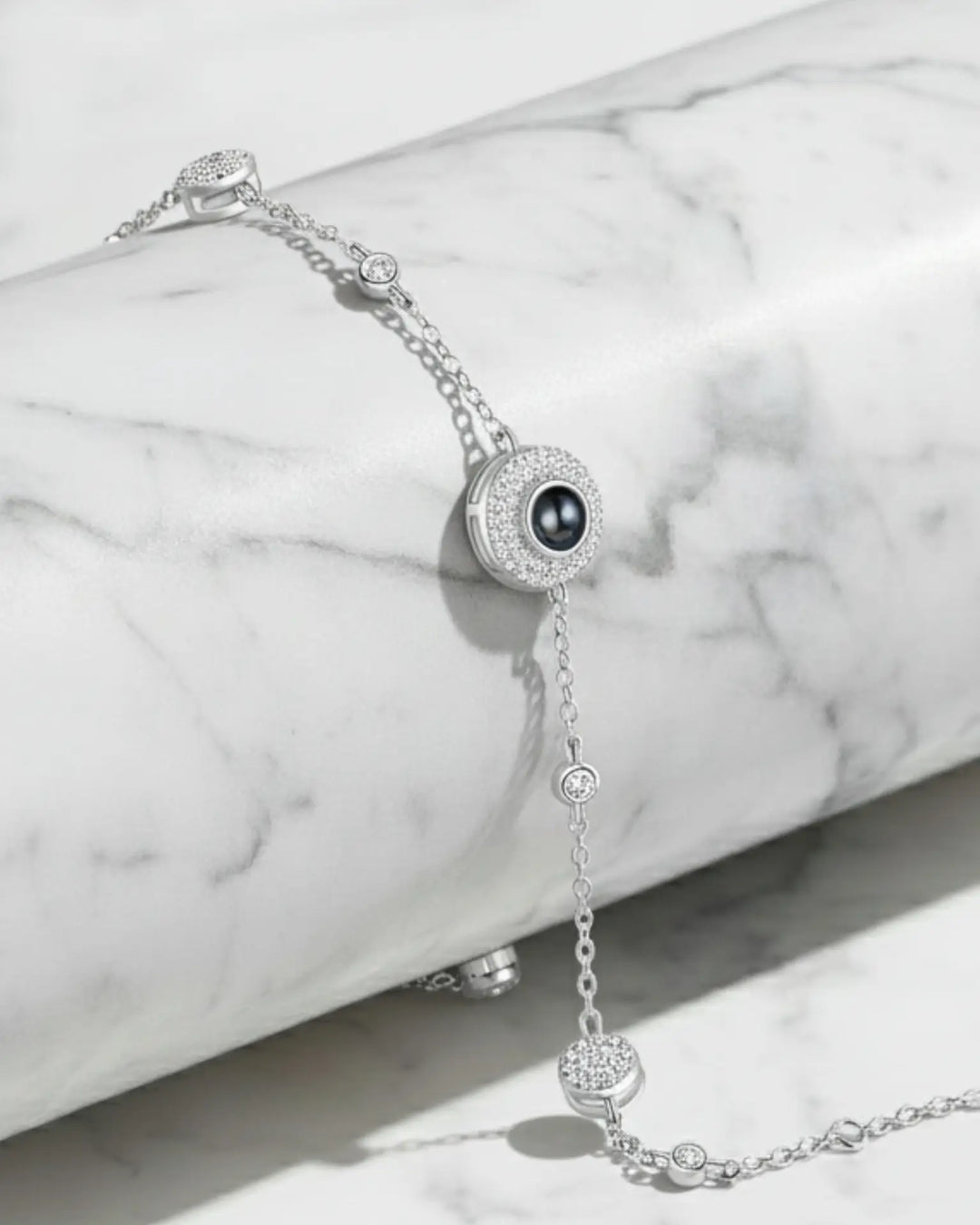 Subtle Sparkle Photo Projection Station Bracelet IfShe Jewelry