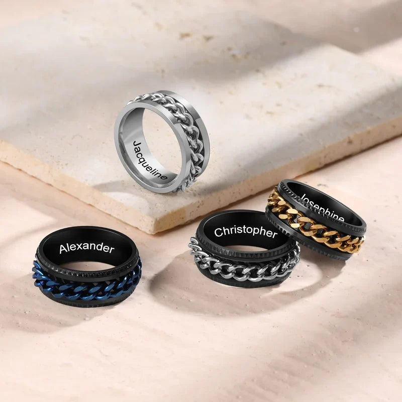 Fidget Ring for Women and Men
