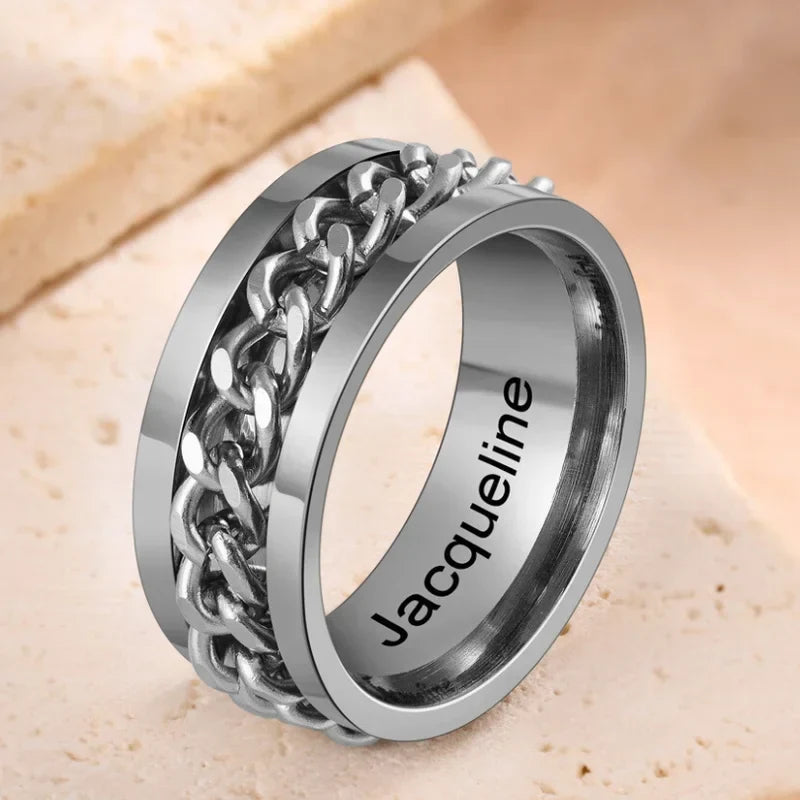 Fidget Ring for Women and Men