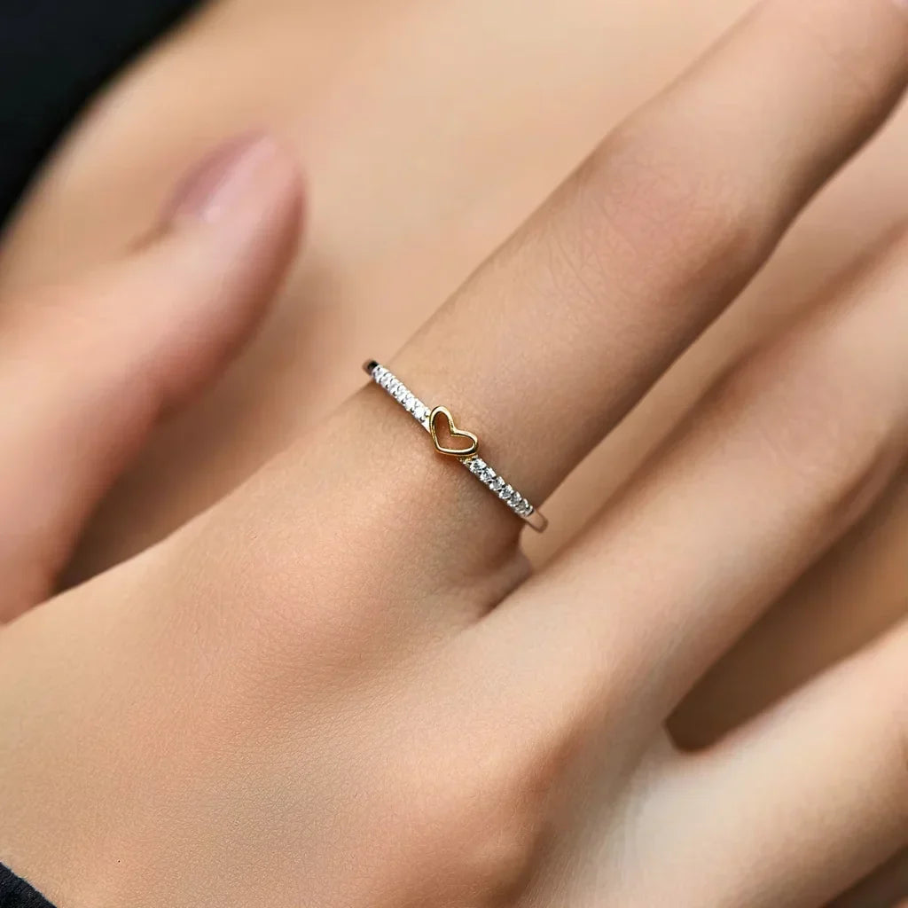 Heart Infinity Ring