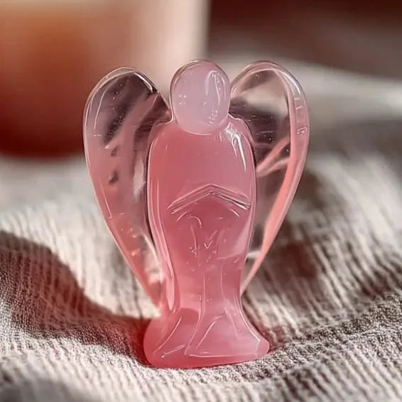 Rose Quartz Angel of Love - Heart Light