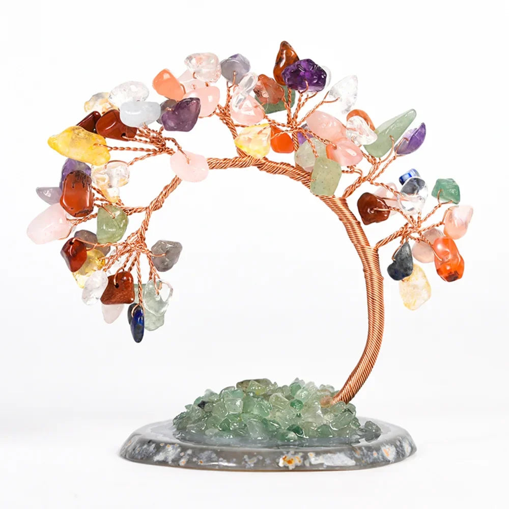 Seven Chakra Crystal Tree